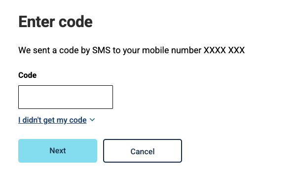 myGov SMS verification error